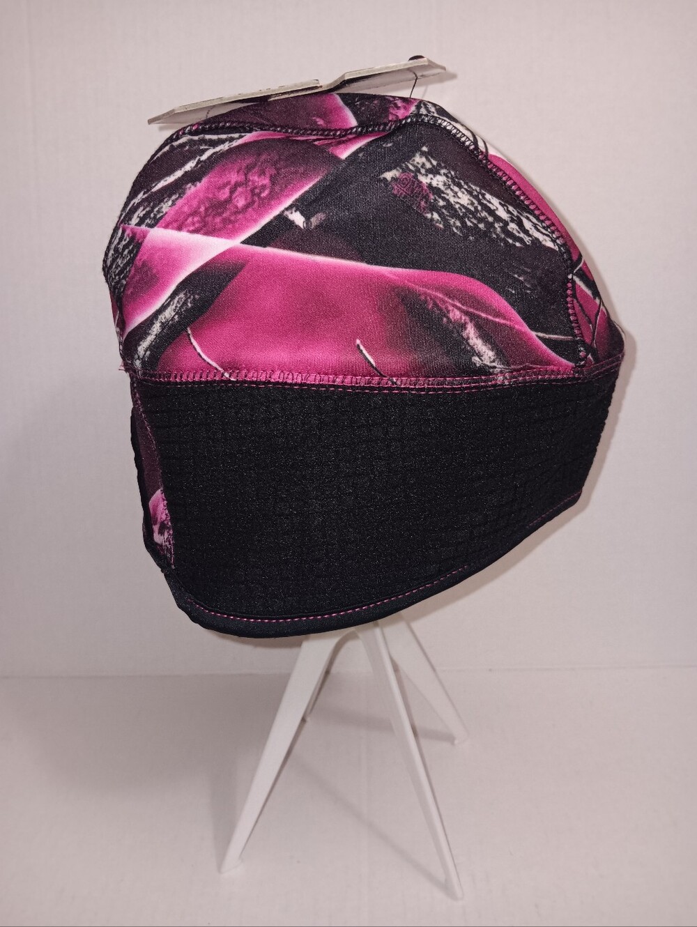 HUNTWORTH PASSION LADIES PINK CAMO BLACK BRIM BUCKETHAT - Picture 5 of 8